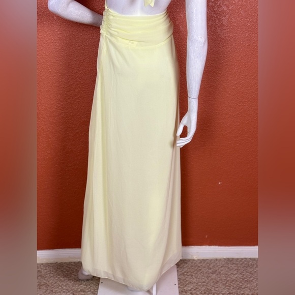 Peppermayo Light Yellow Chiffon Dress Size 2. E68 - Picture 13 of 14